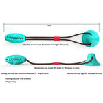 Silicon Dog Tug Toy With Treat Feeder