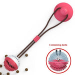 Silicon Dog Tug Toy With Treat Feeder