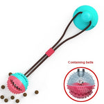Silicon Dog Tug Toy With Treat Feeder