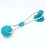 Silicon Dog Tug Toy With Treat Feeder