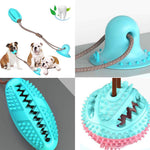 Silicon Dog Tug Toy With Treat Feeder