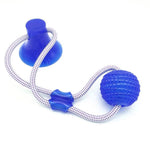 Silicon Dog Tug Toy With Treat Feeder