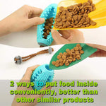 Silicon Dog Tug Toy With Treat Feeder